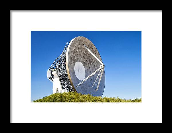 Arthur Framed Print featuring the photograph Arthur - Goonhilly Earth Station - half profile view by John Paul Cullen