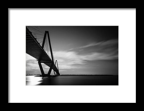 Arthur Ravenel Jr. Bridge Framed Print featuring the photograph Arthur Ravenel Jr Bridge I by Ivo Kerssemakers