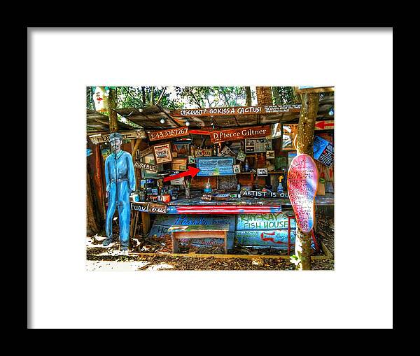 Artist Shop Framed Print featuring the photograph Artist Shop in Bluffton, South Carolina by Patricia Greer