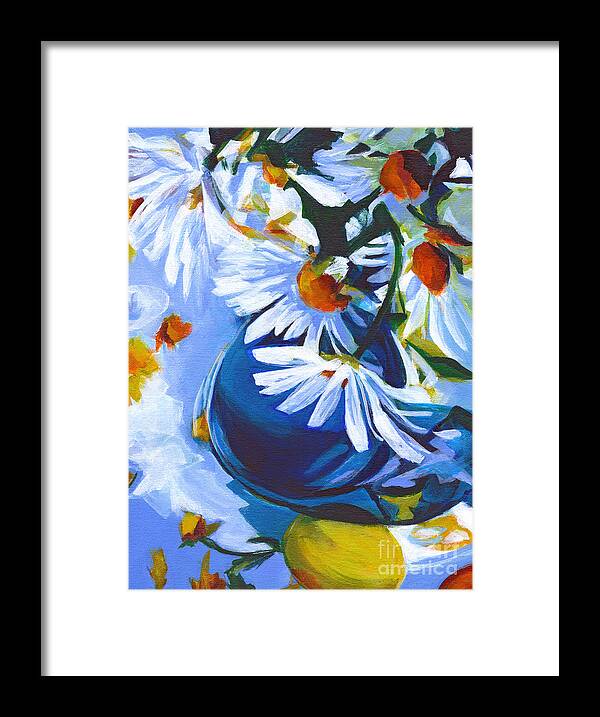 Contemporary Painting Framed Print featuring the painting As Time Goes By by Tanya Filichkin