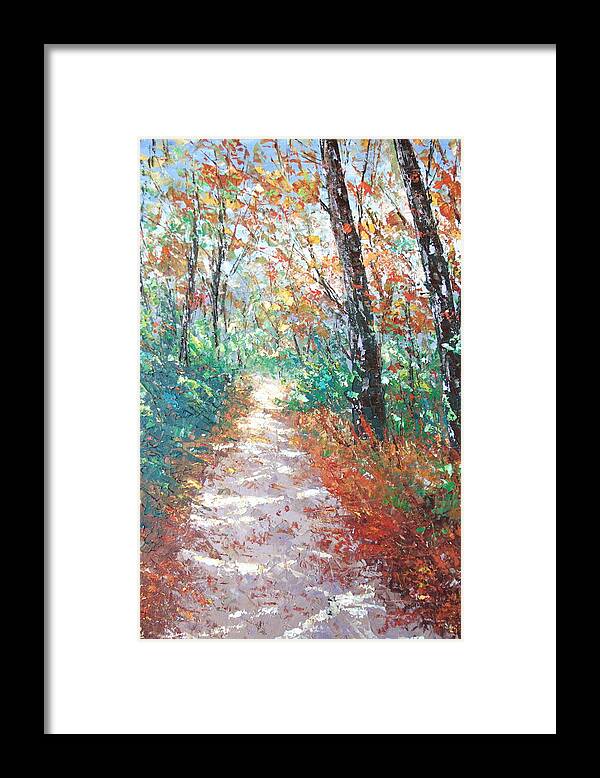 Provence Framed Print featuring the painting Asheville NC by Frederic Payet