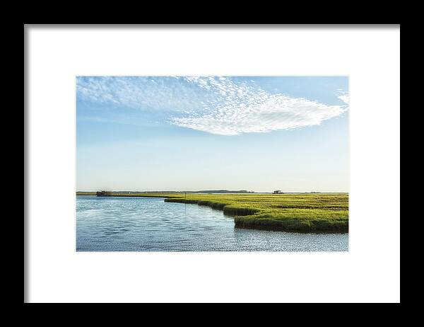 Chincoteague Bay Framed Print featuring the photograph Assateague Island by Belinda Greb