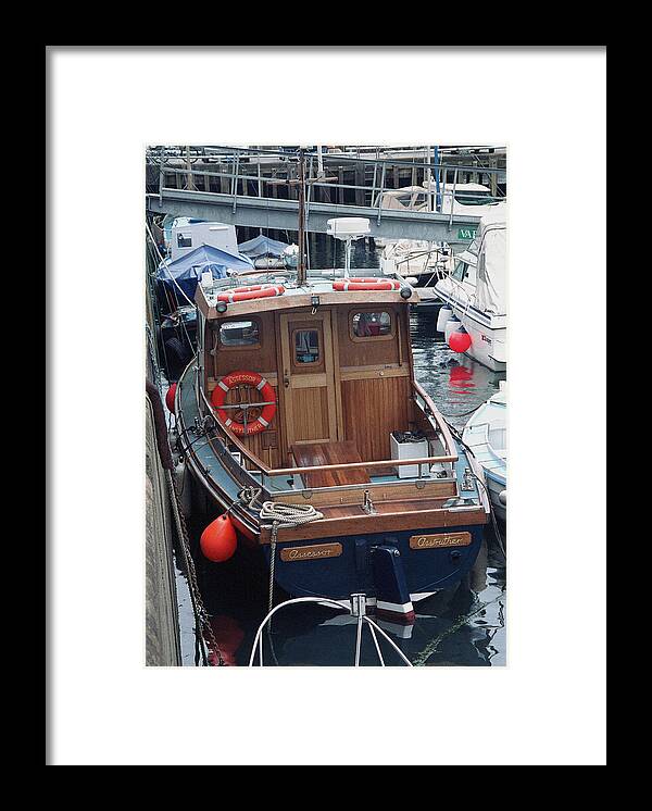 Anstruther Framed Print featuring the photograph Assessor by Kenneth Campbell