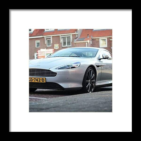 Carspotting Framed Print featuring the photograph Aston Martin by Patrick Lubbers