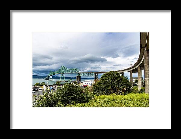  Astoria-kegler Bridge Framed Print featuring the photograph Astoria-Megler Bridge by Donald Pash