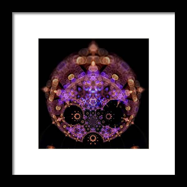 Mandala Framed Print featuring the digital art Astralightmandala by Robert Thalmeier