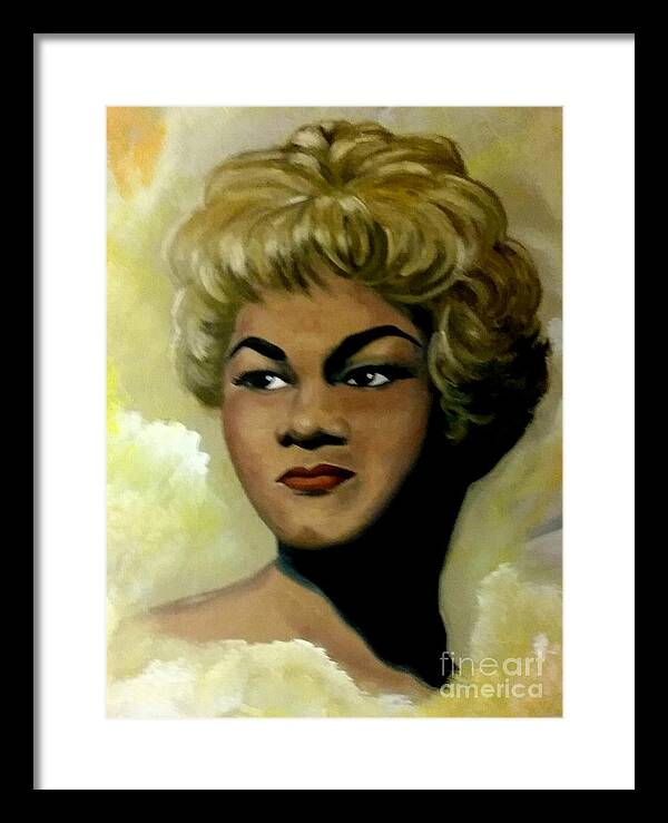 At Last Framed Print featuring the painting At Last-Etta James by Joyce Hayes