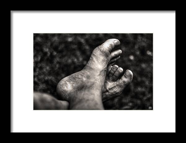 Feet Framed Print featuring the photograph At Rest by John Meader
