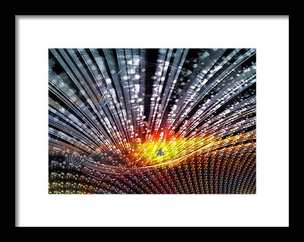 Abstract Framed Print featuring the digital art At Sunset... by Art Di