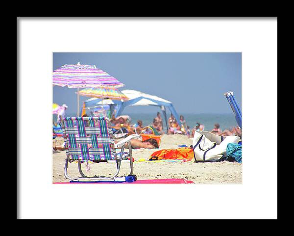 Are Framed Print featuring the photograph At The Beach by JAMART Photography