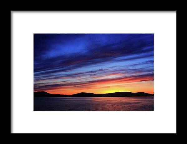 Ireland Framed Print featuring the photograph Closing Of The Day by Aidan Moran