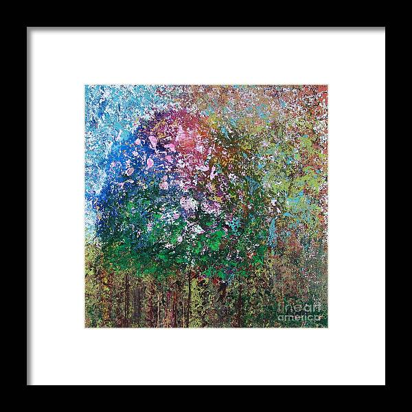 What Get For Framed Print featuring the painting At the Corner by Corinne Carroll