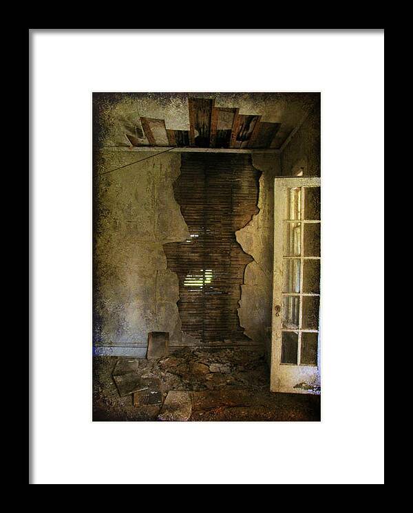 Abandoned Framed Print featuring the photograph At the Seams by Jessica Brawley