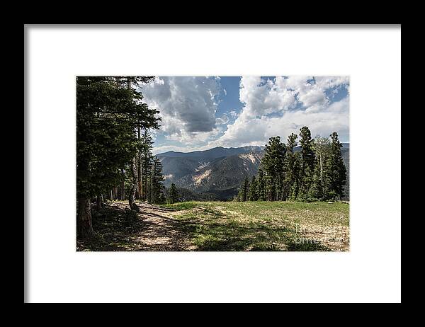 Mountains Framed Print featuring the photograph At the Top of the Run by Kathy McClure