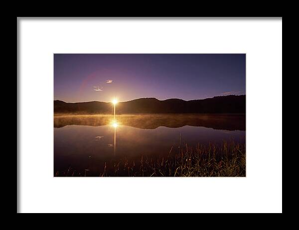 River Framed Print featuring the photograph At The Waters Edge2 by Loni Collins