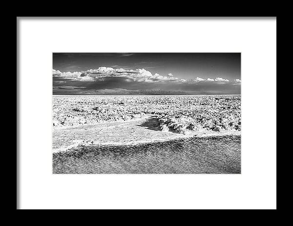 Atacama Desert Framed Print featuring the photograph Atacama Landscape No13 by Jessica Levant