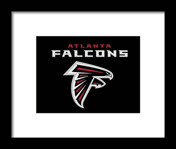 Atlanta Falcons Framed Print featuring the photograph Atlanta Falcons 6 Signage Art by Reid Callaway