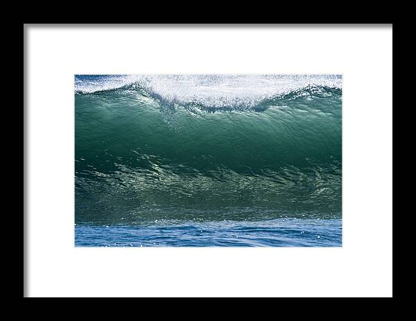 Surf Framed Print featuring the photograph Atlantic Curl by Brian Green
