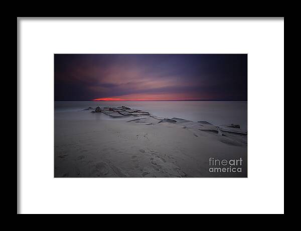 Seascape Framed Print featuring the photograph Atlantic Pulse by Marco Crupi