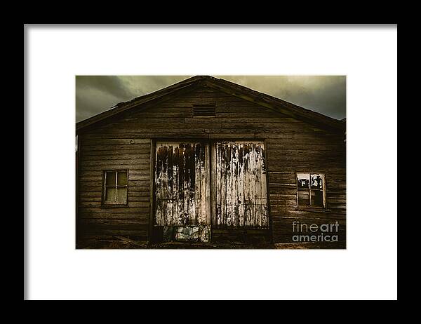 Barn Framed Print featuring the photograph Atmospheric farm scenes by Jorgo Photography