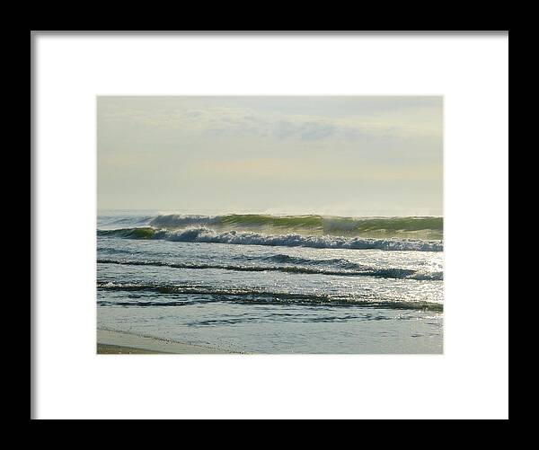 August Framed Print featuring the photograph August Morning Light by Ellen Paull