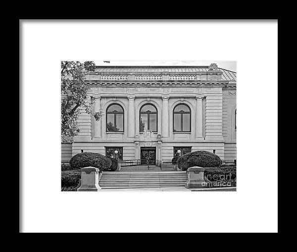 Augustana College Framed Print featuring the photograph Augustana College Denkmann Memorial Hall by University Icons