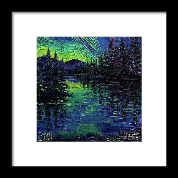 Impasto Oil Paint Canvas Art Abstract Scenery Scroll Painting