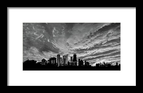 Austin Texas Framed Print featuring the photograph Austin Skyline by Scott Cordell