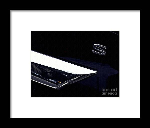 Automobile Framed Print featuring the photograph Auto Detail 12 by Sarah Loft