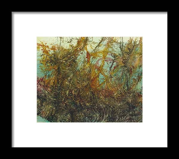 Autumn Framed Print featuring the painting Autumn 2 by David Ladmore