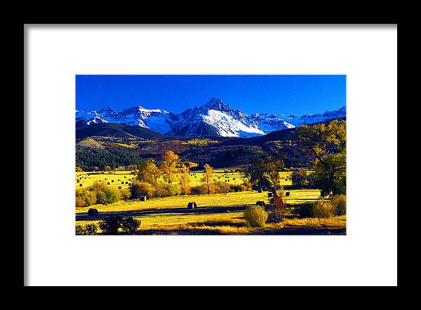Colorado Landscape Framed Print featuring the photograph Autumn Afternoon by Frank Houck