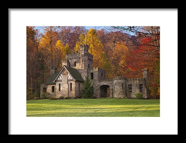 2x3 Framed Print featuring the photograph Autumn at Squire's Castle 1 by At Lands End Photography