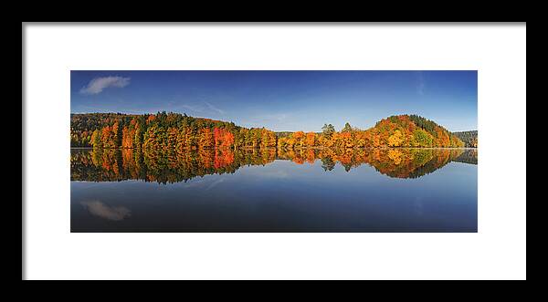Landscape Framed Print featuring the photograph Autumn by Burger Jochen