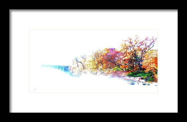 Autumn Framed Print featuring the photograph Autumn Colors by Hannes Cmarits