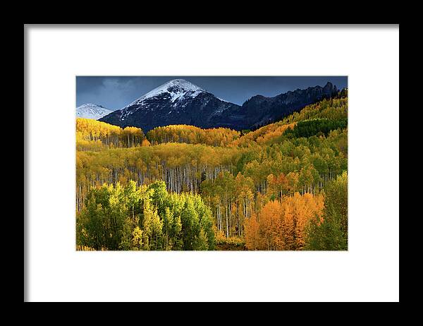 America Framed Print featuring the photograph Autumn Comes To The Ruby Range by John De Bord