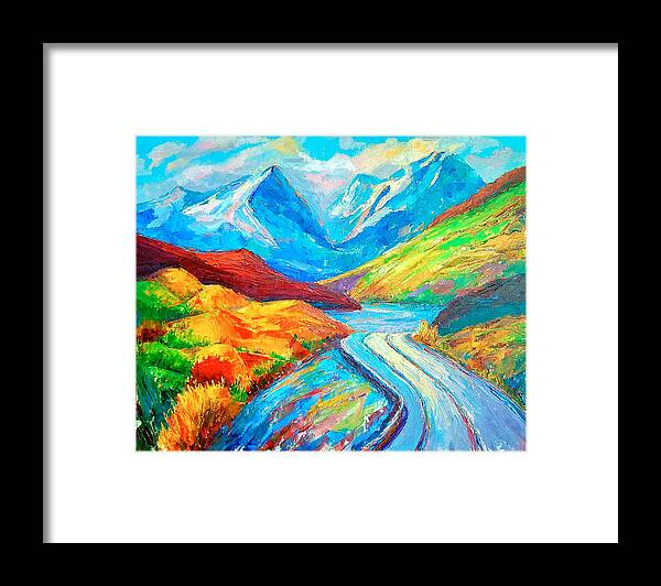 Autumn Framed Print featuring the painting Autumn Crescendo by Yen