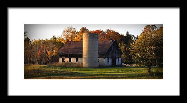 Fall Framed Print featuring the photograph Autumn Evening by Tim Nyberg