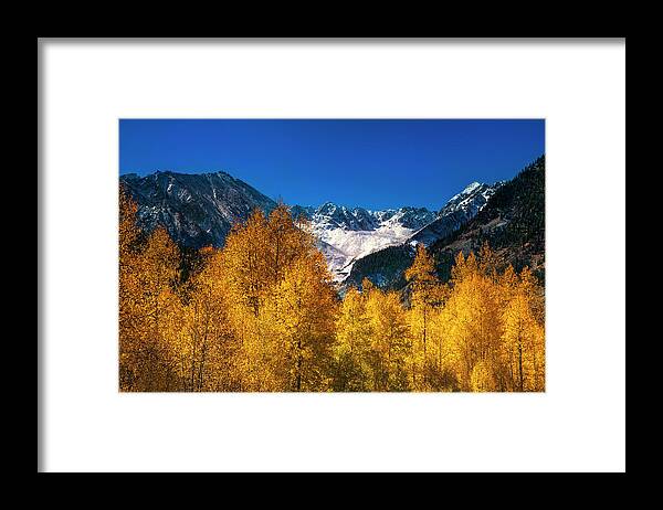 Autumn Framed Print featuring the photograph Autumn In Colorado by Andrew Soundarajan