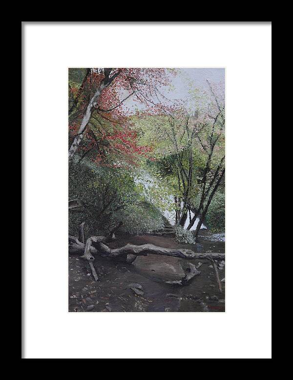 Japan Framed Print featuring the painting Autumn in Japan by Masami Iida