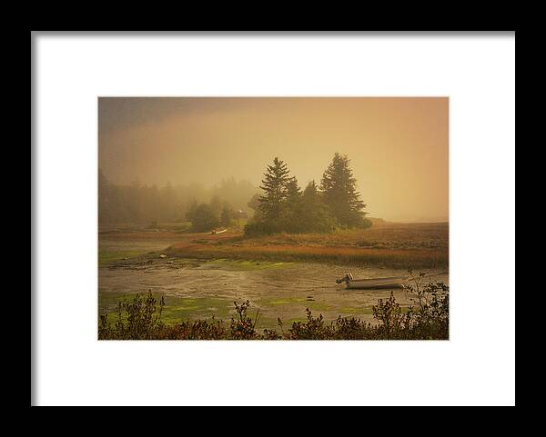 Boat Framed Print featuring the photograph Autumn in New England by Kevin Schwalbe