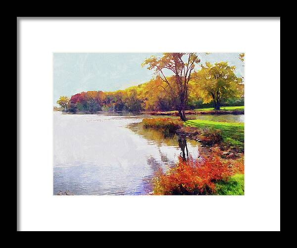 Cedric Hampton Framed Print featuring the photograph Autumn Joy by Cedric Hampton