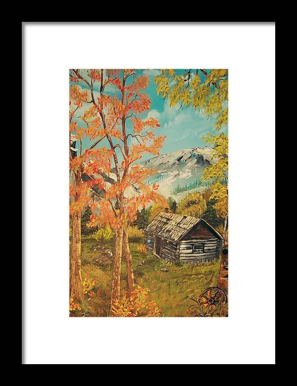 Autumn Framed Print featuring the painting Autumn Memories by Sharon Duguay