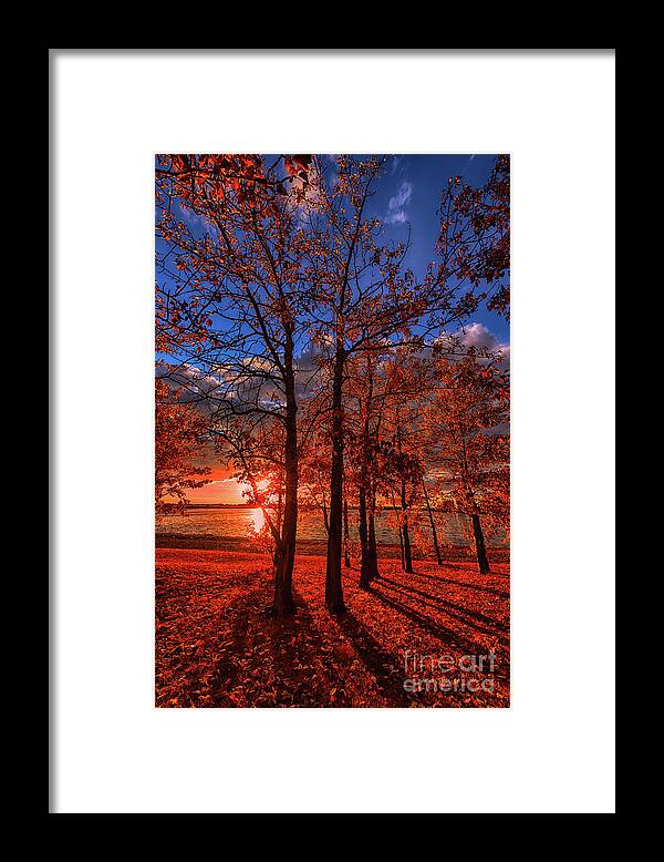 14mm Framed Print featuring the photograph Autumn Perfection by Ian McGregor