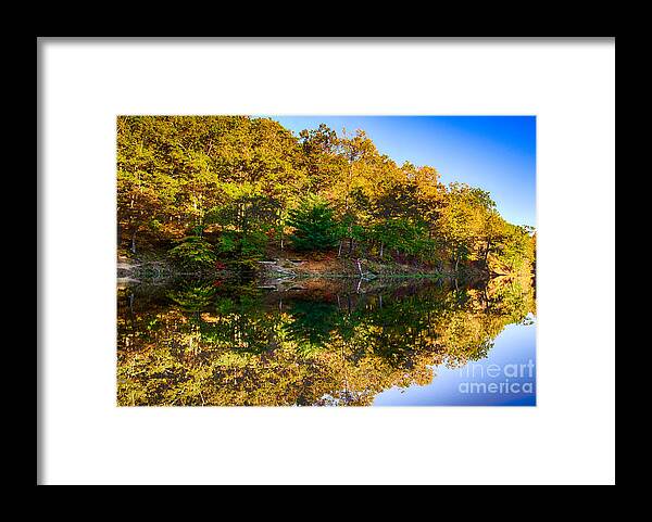 Fall Framed Print featuring the photograph Autumn Reflection by Bill Frische