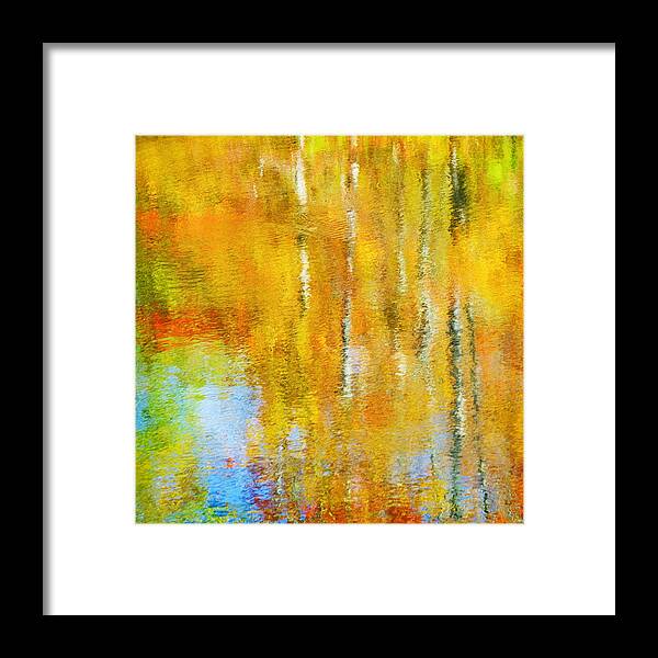 Autumn Reflection Framed Print featuring the photograph Autumn Reflection by Jill Love
