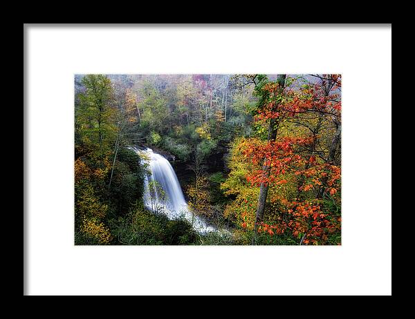 Dry Falls Framed Print featuring the photograph Autumn Silk by C Renee Martin