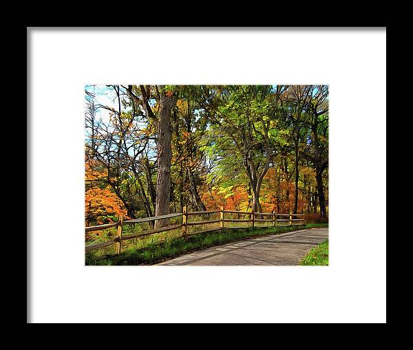 Cedric Hampton Framed Print featuring the photograph Autumn Song by Cedric Hampton