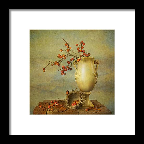 Dutch Masters Framed Print featuring the photograph Autumn Still Life by Theresa Tahara