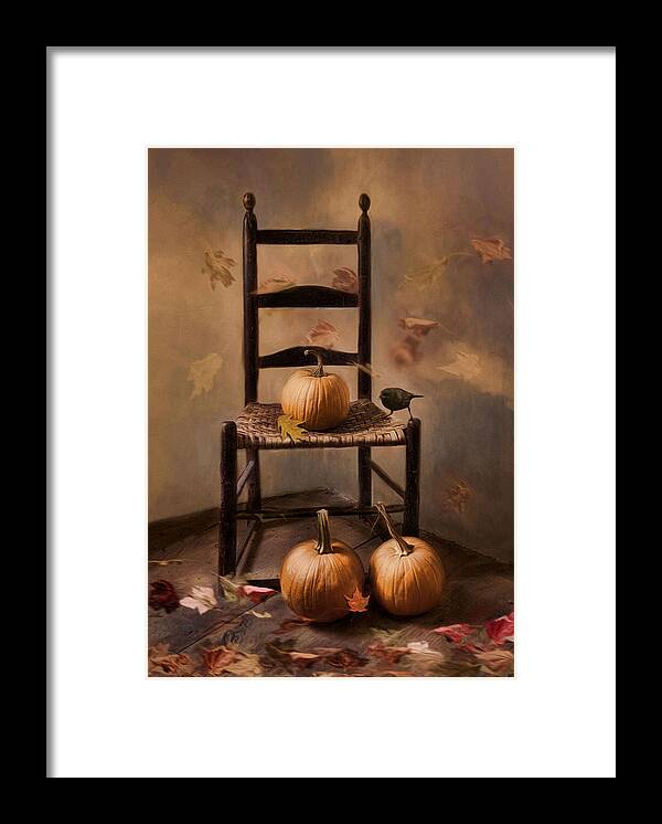 Autumn Framed Print featuring the photograph Autumn's in the Air by Robin-Lee Vieira