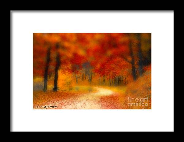 Autumn Framed Print featuring the painting Autumn's Promise by Chris Armytage